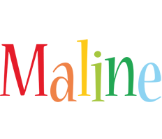 Maline birthday logo