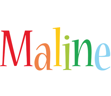 Maline birthday logo