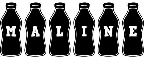 Maline bottle logo