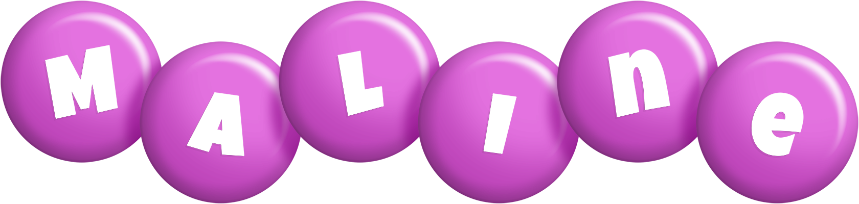 Maline candy-purple logo