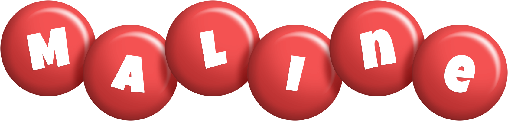 Maline candy-red logo