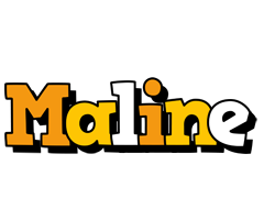 Maline cartoon logo