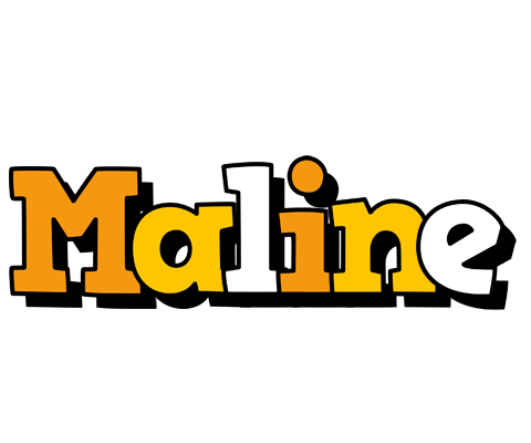 Maline cartoon logo