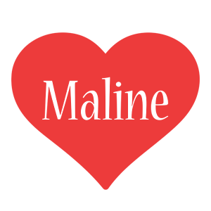 Maline love logo