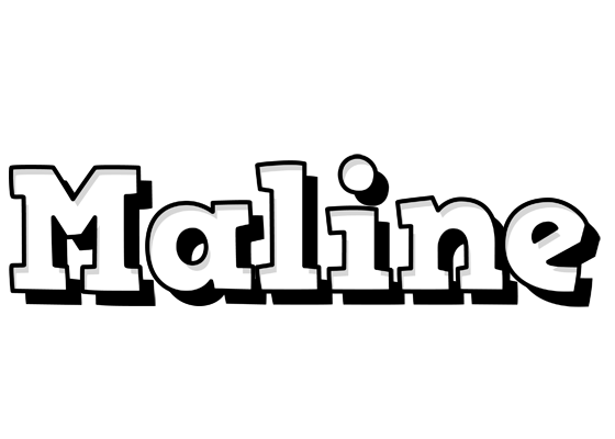 Maline snowing logo