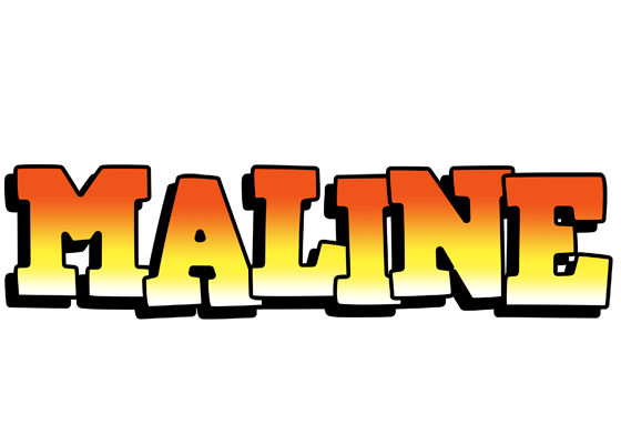 Maline sunset logo
