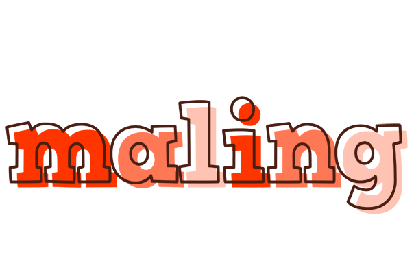 MALING logo effect. Colorful text effects in various flavors. Customize your own text here: https://www.textgiraffe.com/logos/paint/