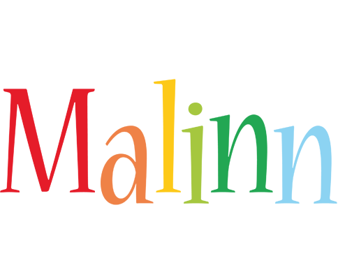 Malinn birthday logo
