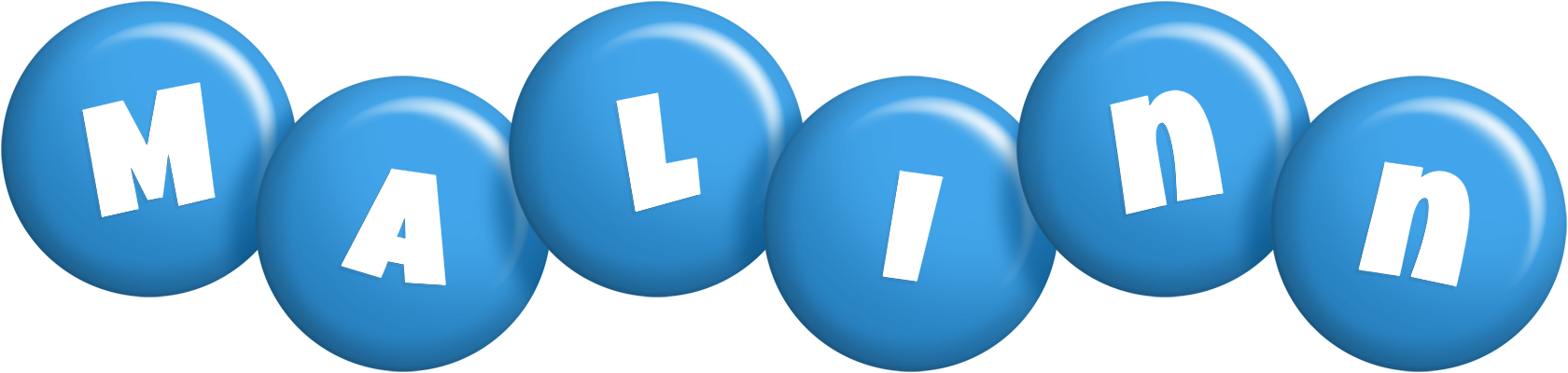 Malinn candy-blue logo