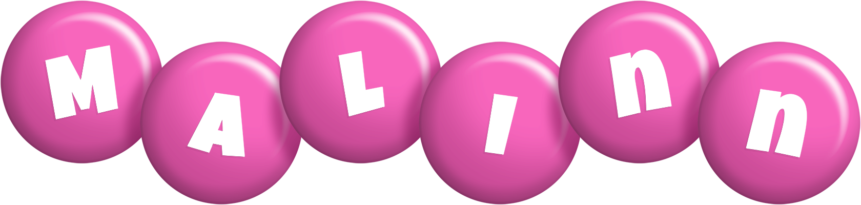 Malinn candy-pink logo