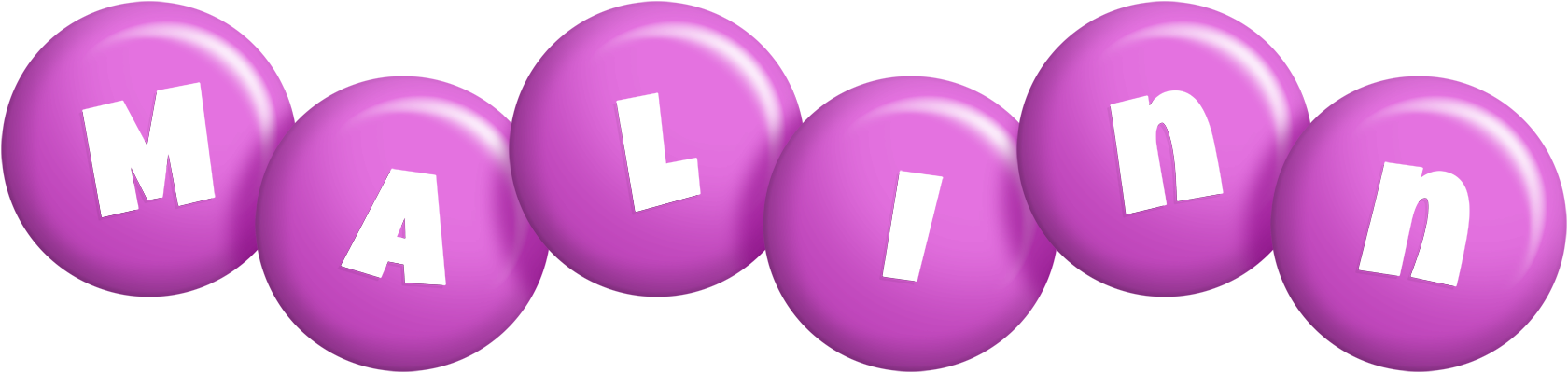 Malinn candy-purple logo