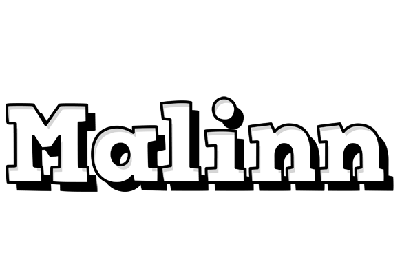 Malinn snowing logo