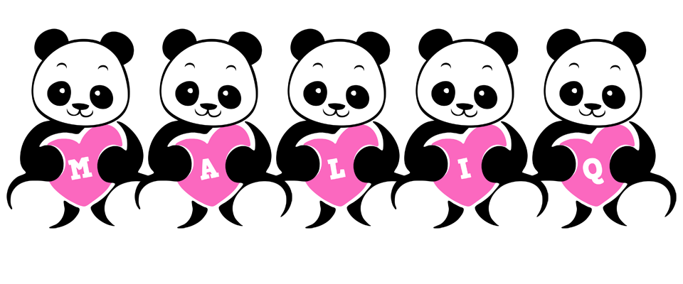 Maliq love-panda logo