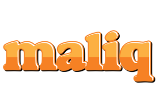 Maliq orange logo