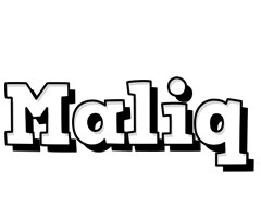 Maliq snowing logo