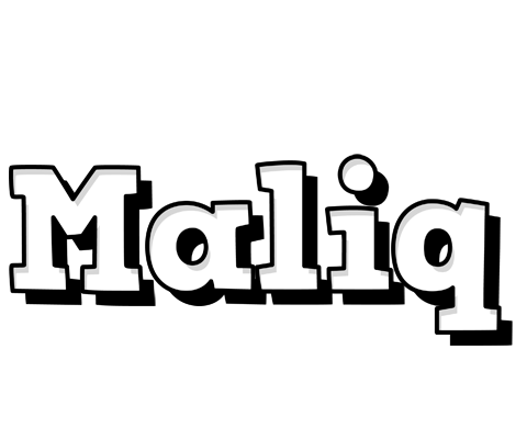 Maliq snowing logo