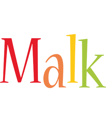 Malk birthday logo