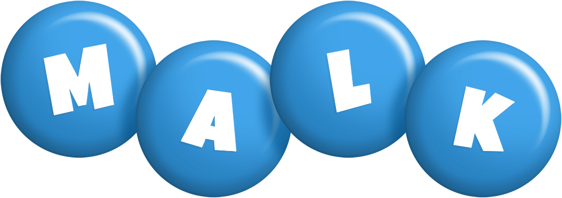 Malk candy-blue logo