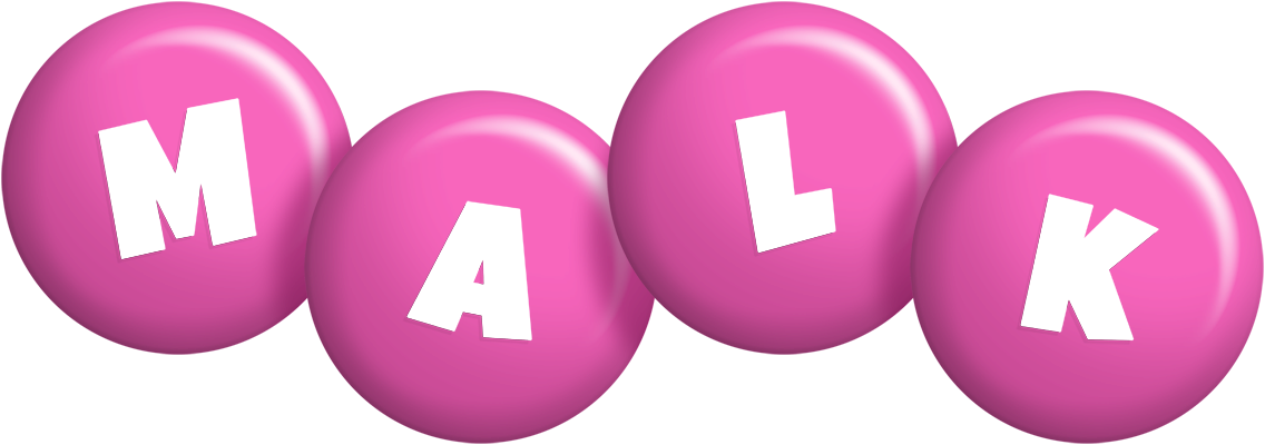 Malk candy-pink logo