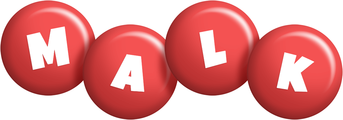 Malk candy-red logo