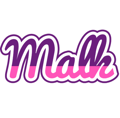 Malk cheerful logo