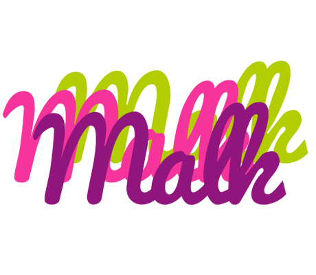 Malk flowers logo