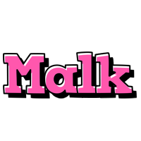 Malk girlish logo