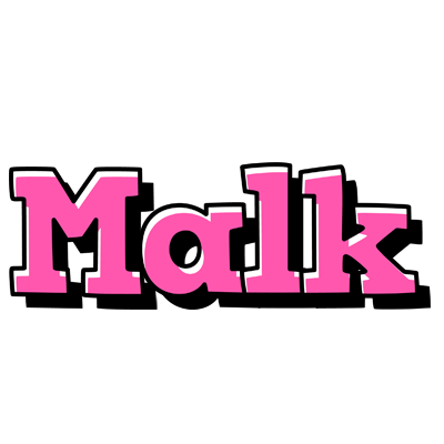 Malk girlish logo