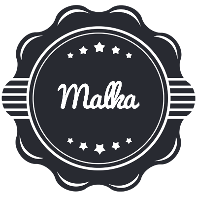Malka badge logo