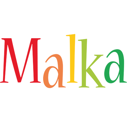 Malka birthday logo