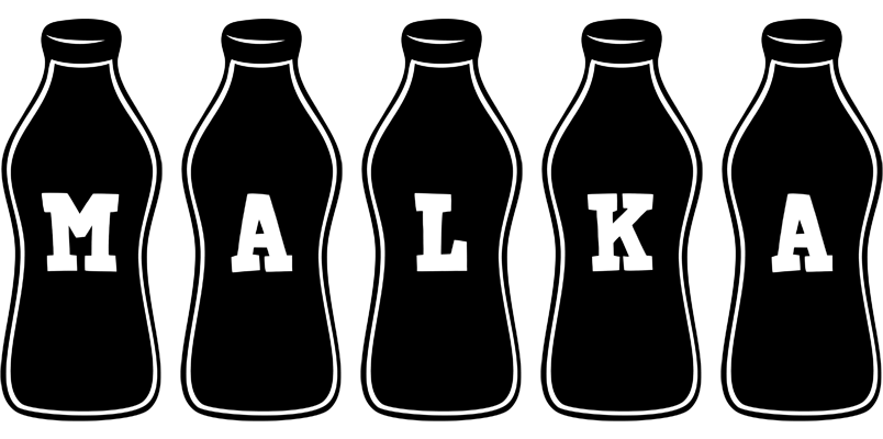 Malka bottle logo