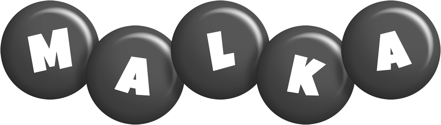 Malka candy-black logo