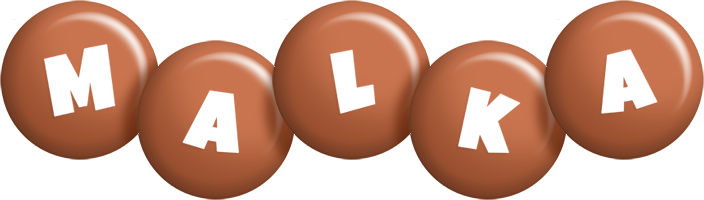 Malka candy-brown logo