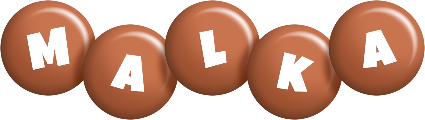 Malka candy-brown logo