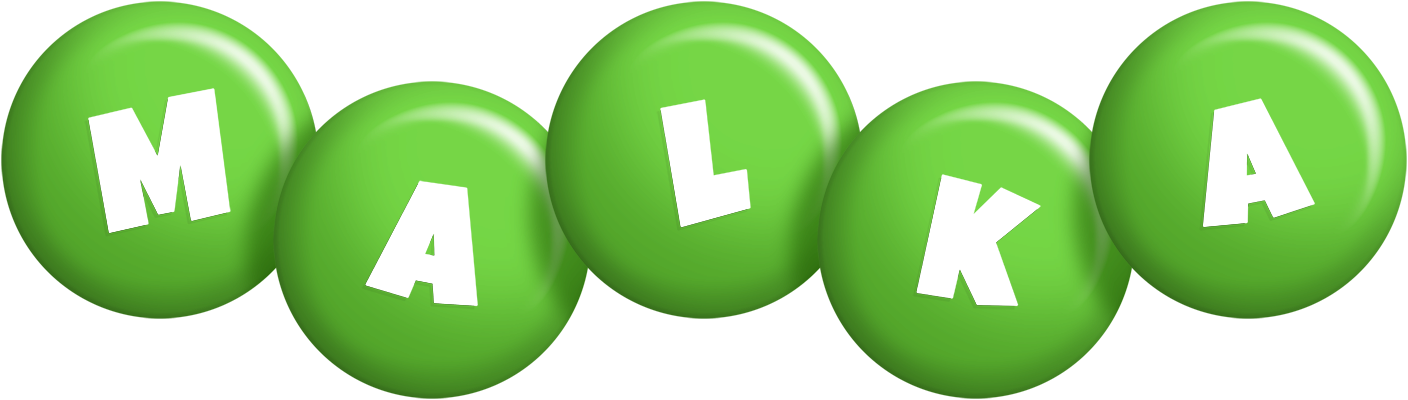 Malka candy-green logo