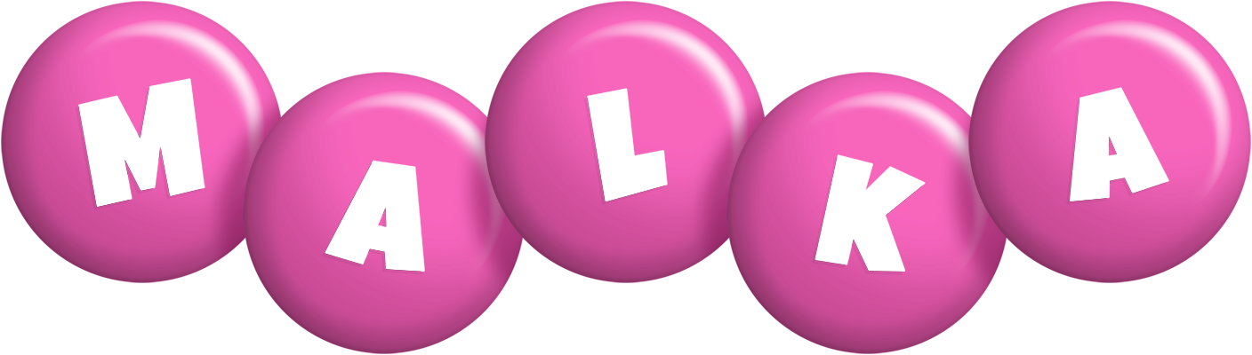 Malka candy-pink logo