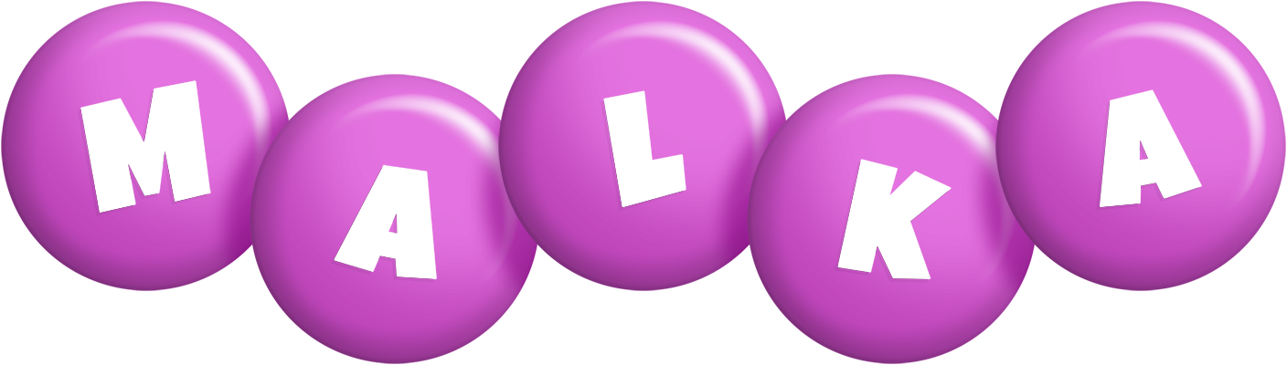 Malka candy-purple logo