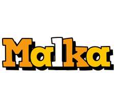 Malka cartoon logo