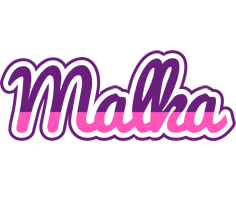 Malka cheerful logo