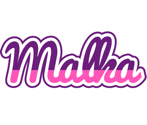 Malka cheerful logo