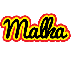 Malka flaming logo