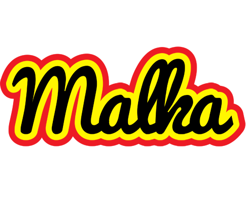 Malka flaming logo