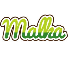 Malka golfing logo