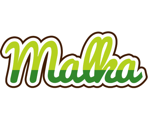Malka golfing logo