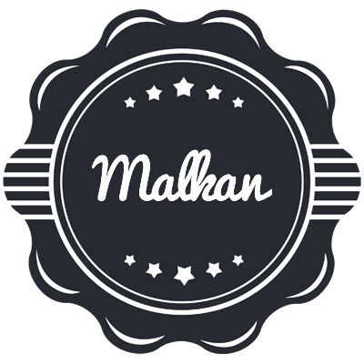 Malkan badge logo