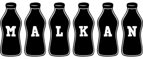 Malkan bottle logo