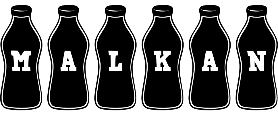 Malkan bottle logo