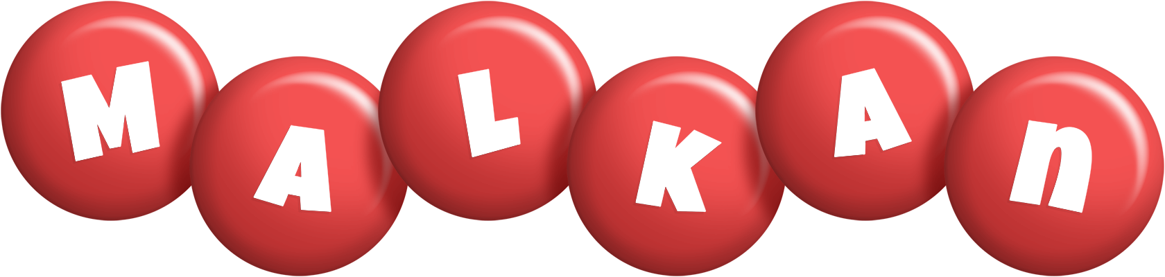 Malkan candy-red logo