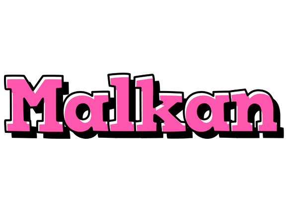 Malkan girlish logo