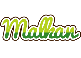 Malkan golfing logo